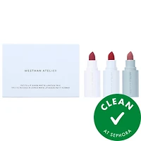 Westman Atelier Mini Lip Suede Hydrating Matte Lipstick Trio Gift Set 0.04 oz/1.2 g