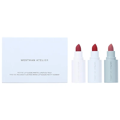 Westman Atelier Mini Lip Suede Hydrating Matte Lipstick Trio Gift Set 0.04 oz/1.2 g