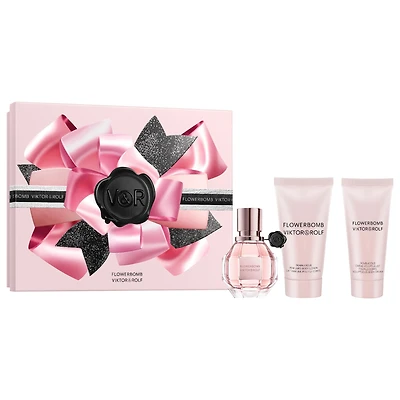 Viktor & Rolf Flowerbomb Eau de Parfum Women's Perfume Set with Body Lotion & Cream -/-