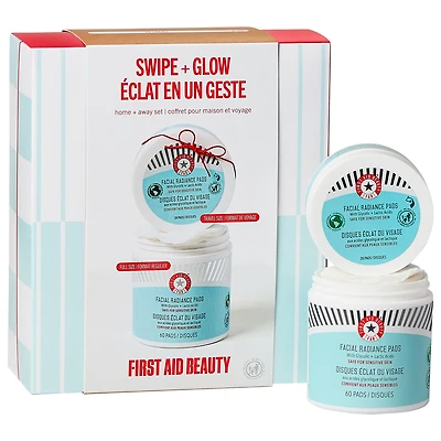First Aid Beauty Swipe + Glow Home + Away Holiday Gift Set