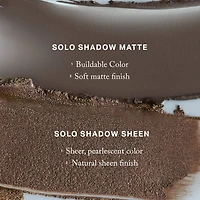Fard à paupières doux mat crème-poudre Solo Shadow