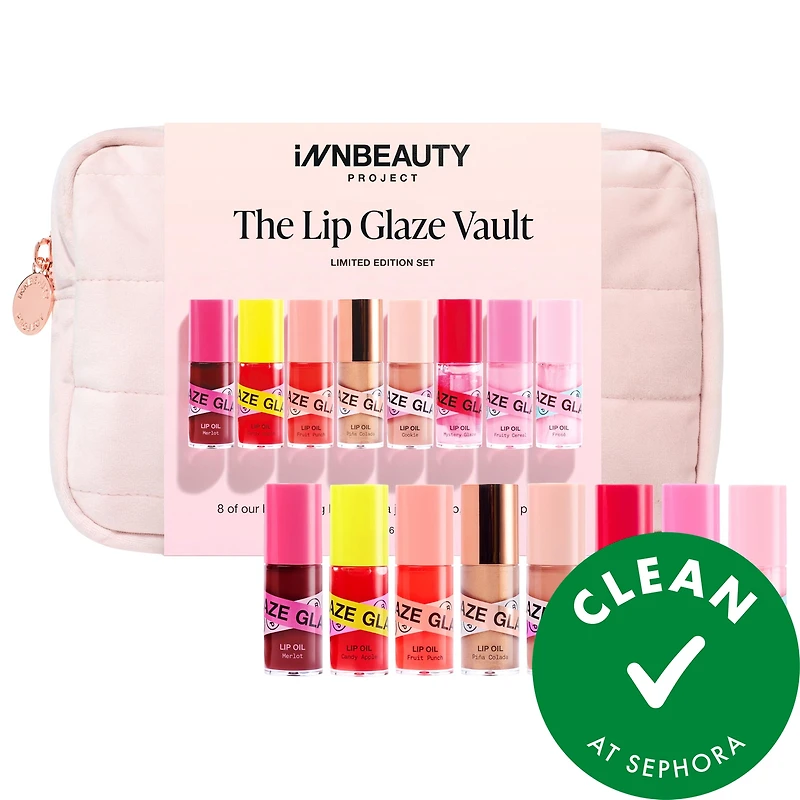 INNBEAUTY Project The Lip Glaze Vault Limited Edition Holiday Value Set