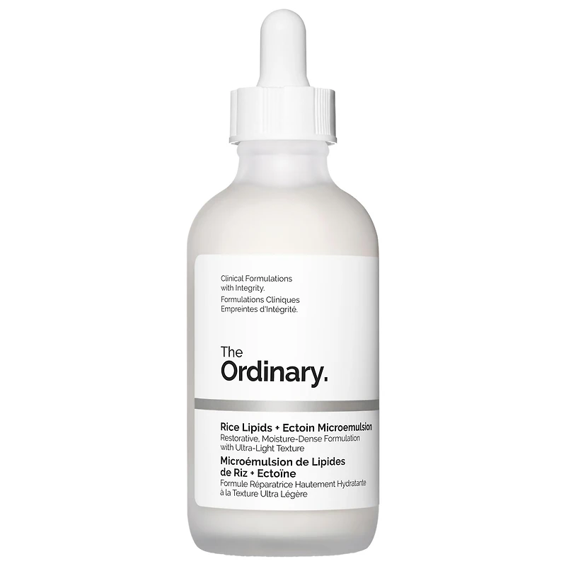 The Ordinary Rice Lipids + Ectoin Microemulsion Moisturizer for Soothing Hydration & Reduced Redness