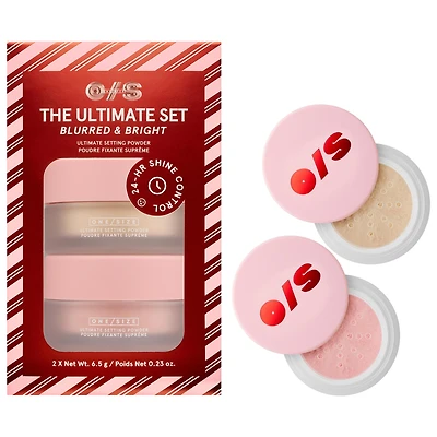 ONE/SIZE by Patrick Starrr Ultimate Blurring Setting Powder Blurred & Bright Travel Duo