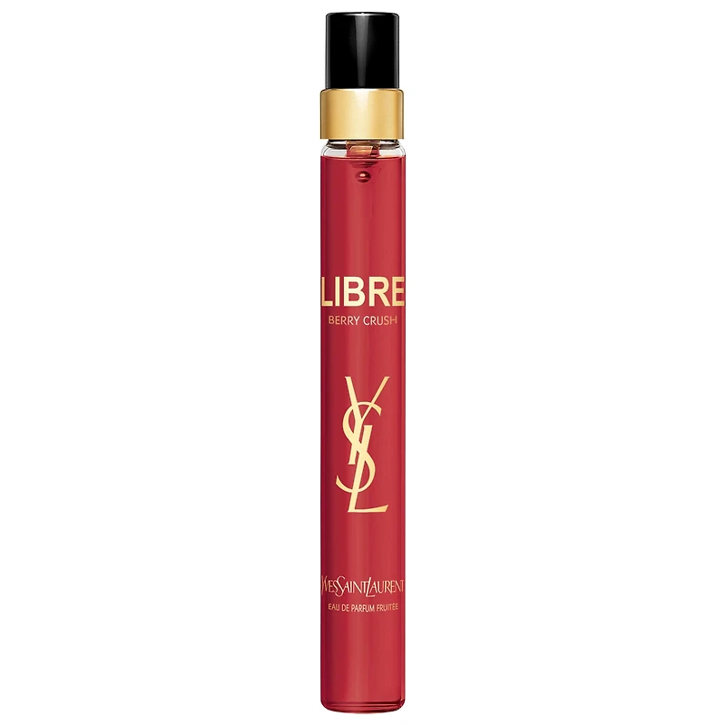 Yves Saint Laurent Libre Berry Crush Eau De Parfum Travel Spray with Raspberry 0.33 oz/10 ml eau de parfum spray