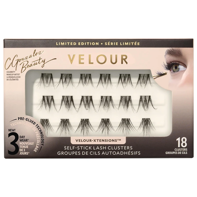 Velour Lashes Velour x C Gonzalez Beauty Self-Stick Lash Clusters