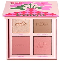 Benefit Cosmetics Cheek Buds limited-edition cheek palette 3x 0.08oz / 1x 0.14/3x 2.5g / 1x 4g