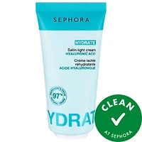 SEPHORA COLLECTION HYDRATE - Satin Light Cream with Hyaluronic Acid 1.69 oz/50 mL