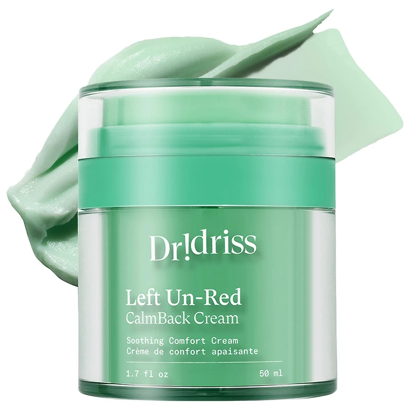 Dr. Idriss Left Un-Red CalmBack Nightly Rescue Face Cream for Redness and Disrupted Skin Barrier 1.7 fl oz/50 ml