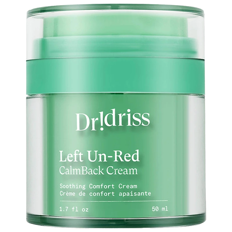 Dr. Idriss Left Un-Red CalmBack Rich Face Moisturizer for Redness and Skin Barrier Health 1.7 fl oz/50 ml