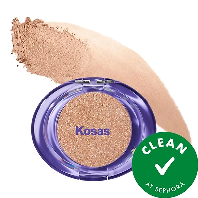 Kosas Shiny Objects Wet Glisten Highlighter Powder for Face and Eyes 0.16/4.5