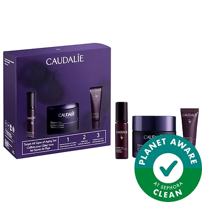 Caudalie Premier Cru Anti-Aging Set for Fine Lines and Wrinkles