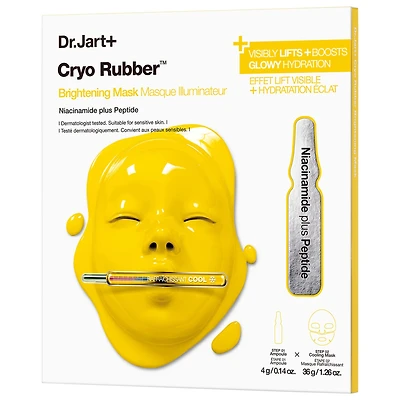Dr. Jart+ CRYO RUBBER™ BRIGHTENING FACE MASK WITH NIACINAMIDE 1 oz/30 mL