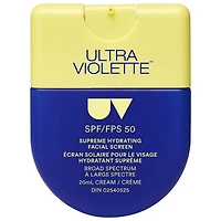 Ultra Violette Supreme Screen SPF 50 Mini Mate Facial Sunscreen Moisturizer and Primer 0.68 oz/20 ml