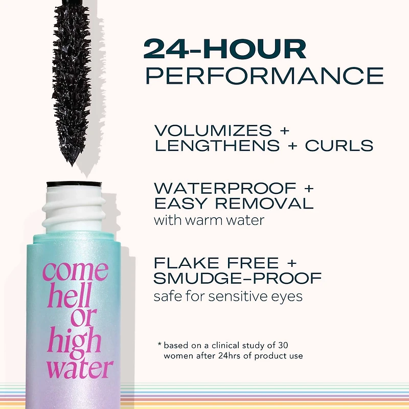 Come Hell or High Water 24-hour Volumizing & Lengthening Tubing Mascara