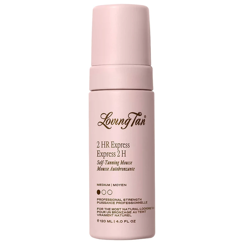 Loving Tan 2 HR Express Self-Tanning Mousse 4 oz/120 ml