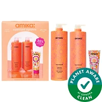 amika Supersized Jumbo Normcore Shampoo & Conditioner Hair Gift Set
