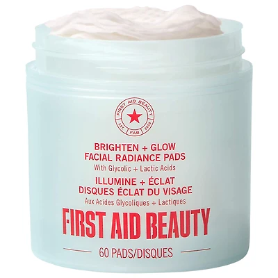 First Aid Beauty Brighten + Glow Facial Radiance Pads with Glycolic + Lactic Acids 6.40/181.437