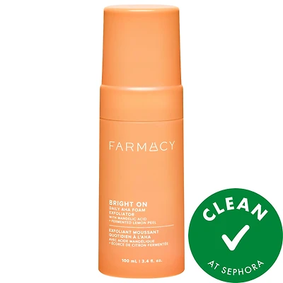 Farmacy Bright On Daily Foam Exfoliator 3.4 oz/100 mL