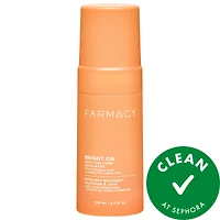 Farmacy Bright On Daily Foam Exfoliator 3.4 oz/100 mL