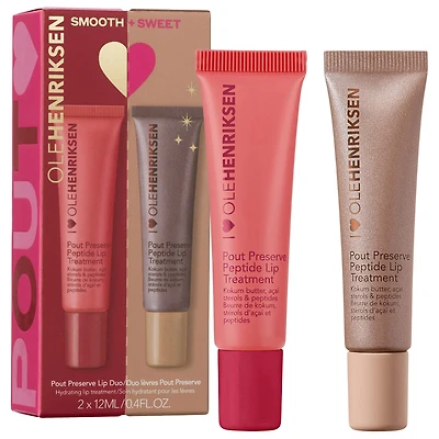 OLEHENRIKSEN Smooth + Sweet Pout Preserve Peptide Lip Duo 0.4oz/12ml