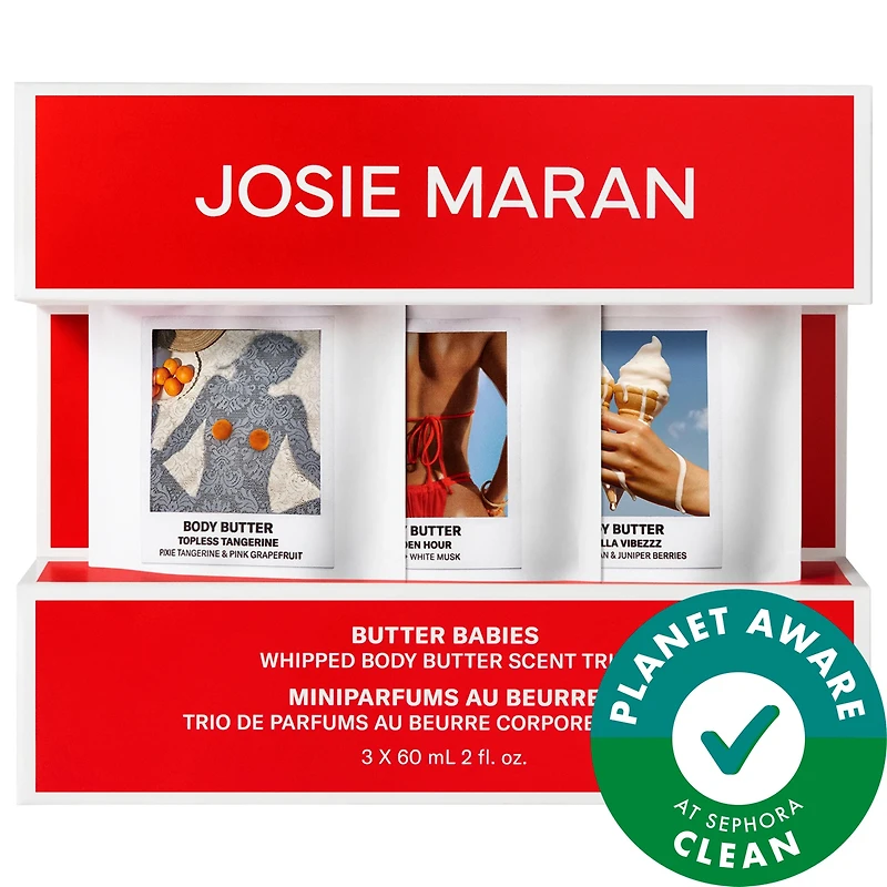 Josie Maran Butter Babies 3-Piece Body Butter Minis Kit 6 oz/180 mL