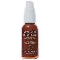 Youth To The People 15% Vitamin C Bright Cell™ Serum with N.A.D + Complex 1 oz /30 ml 1 oz /30 ml