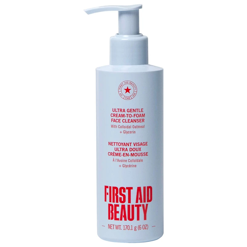 First Aid Beauty Ultra Repair Cream-to-Foam Face Cleanser with Colloidal Oatmeal + Glycerin mL