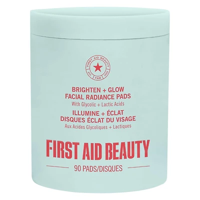Brighten + Glow Facial Radiance Pads with Glycolic + Lactic Acids