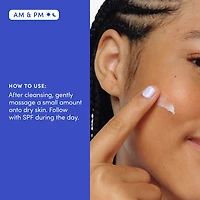 Crème visage multivitaminée pour enfants avec vitamine E, B3, B5 (niacinamide) et squalane