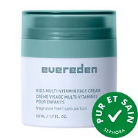Crème visage multivitaminée pour enfants avec vitamine E, B3, B5 (niacinamide) et squalane