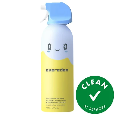 Evereden Kids Foaming Cloud Body Wash 6.7 oz/200 mL