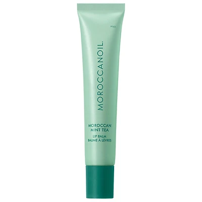 Moroccanoil Lip Balm - Hydrating Argan Butter + Peptide Lip Treatment Moroccan Mint Tea 0.5 oz/15 g