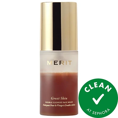 MERIT Mini Great Skin Double Cleanse Makeup Removing Cleanser 1.7 fl. oz