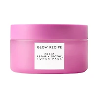 Glow Recipe PDRN Repair + Soothe Korean Prickly Pear Toner Pads for Skin Barrier Repair 60 pads/115g