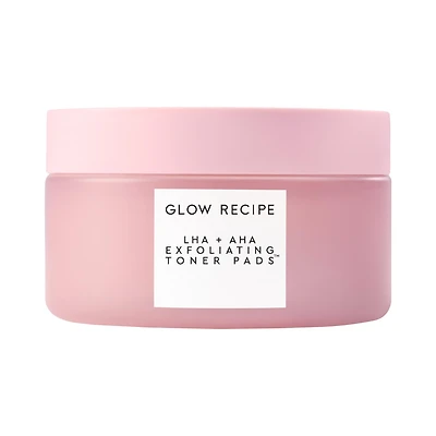 Glow Recipe LHA + AHA Korean Watermelon Toner Pads for Hydration and Gentle Exfoliation 60 pads/115g