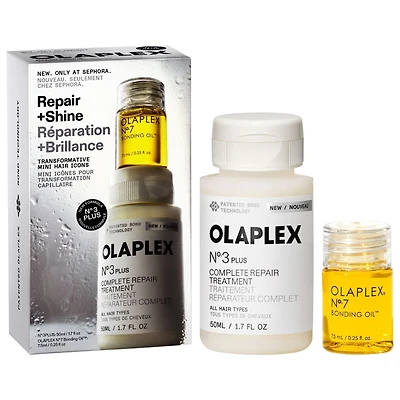 Olaplex Bond Repair Hair Treatment and Anti-Frizz Hair Oil Set