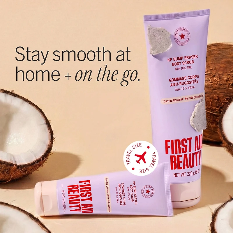 Exfoliant pour le corps KP Bump Eraser avec 10 % d’AHA cibler la kératose pilaire