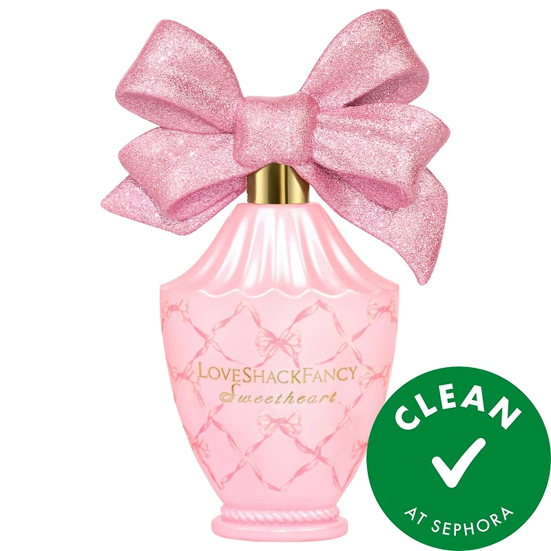 LoveShackFancy Sweetheart Eau de Parfum with Raspberry and Peach 2.5 oz/75 mL eau de parfum spray