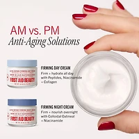 Crème raffermissante ultra réparatrice de nuit avec avoine colloïdal et niacinamide