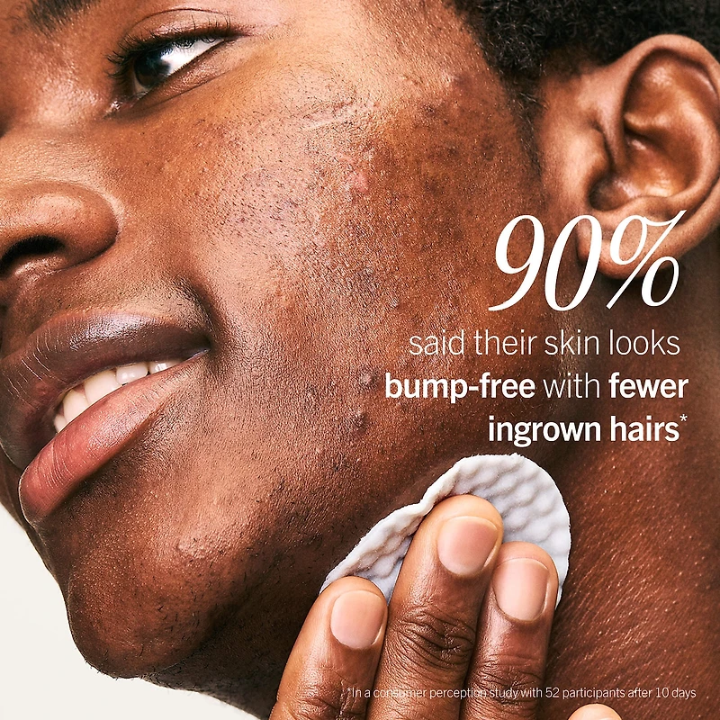 Rondelles pour poils incarnés avec BHA et AHA pour le corps + le visage