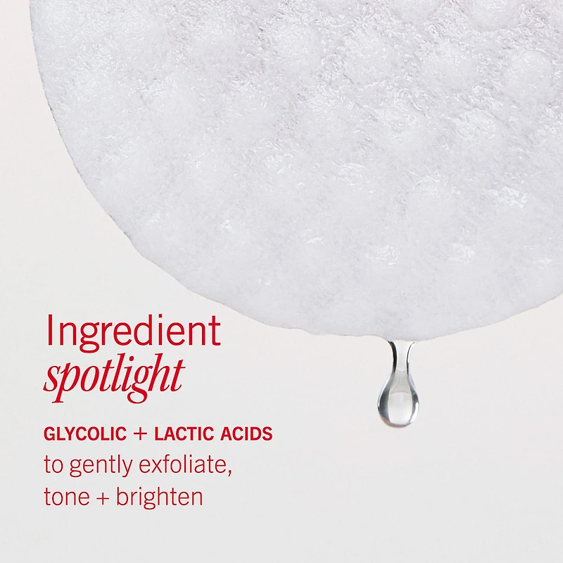 Brighten + Glow Facial Radiance Pads with Glycolic Lactic Acids