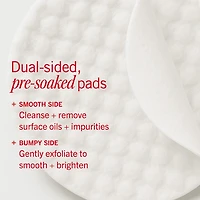 Brighten + Glow Facial Radiance Pads with Glycolic Lactic Acids