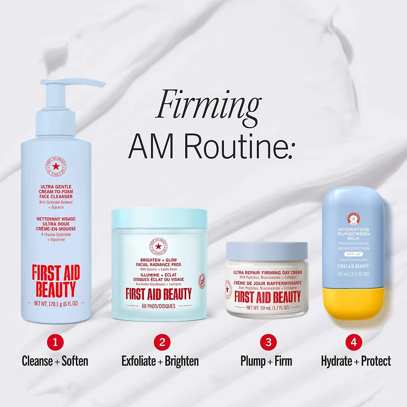 Crème de jour raffermissante ultraréparatrice avec collagène, peptides et niacinamide