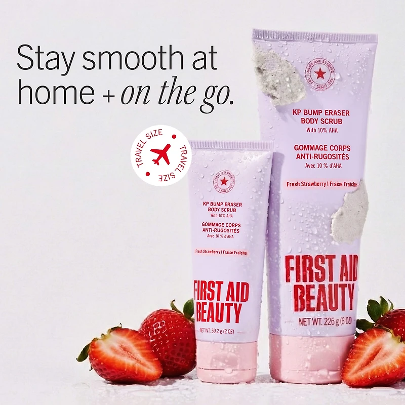 KP Bump Eraser Body Scrub with 10% AHA – Exfoliant for Keratosis Pilaris