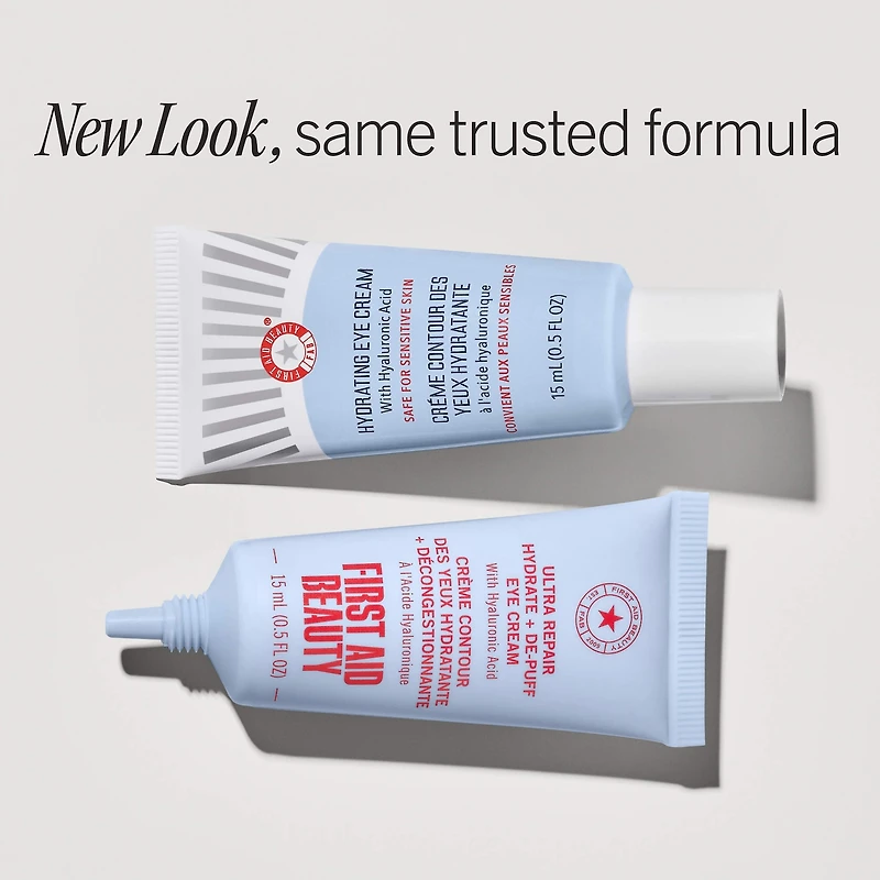 Crème contour des yeux hydratation pour dégonfler ultra réparatrice avec acide hyaluronique