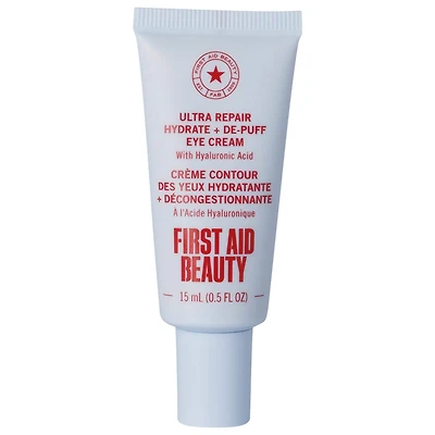 First Aid Beauty Ultra Repair Hydrate + Depuff Eye Cream with Hyaluronic Acid 0.5 mL