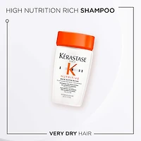 Shampoing hydratant pour cheveux secs moyens à épais Nutritive