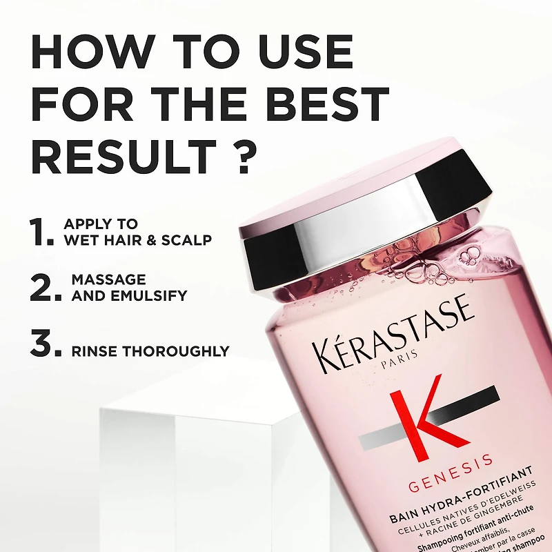 Shampoing fortifiant Genesis pour cheveux normaux à gras