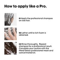 Shampoing sans sulfate Metal Detox